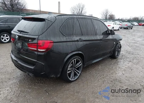 2016 BMW X5 M z USA, uszkodzony, nr VIN 5YMKT6C50G0R79028